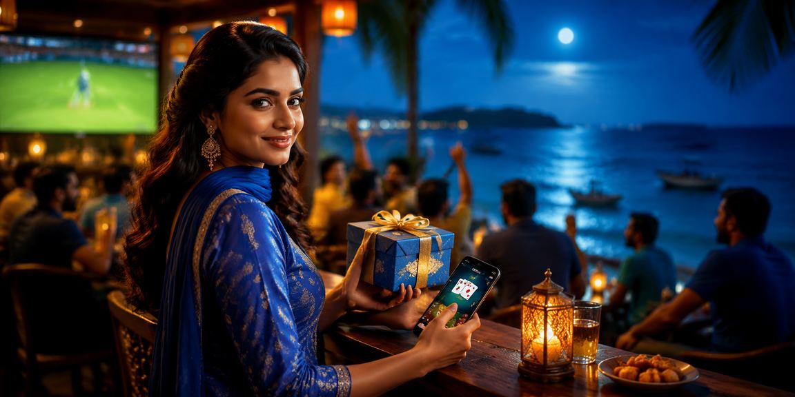 সেন্ট মার্টিনে ক্রিকেট বাজির দৃশ্য সালোয়ার কামিজ পরিহিত নারীসহ